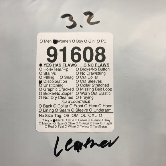 Perry Ellis Portfolio Genuine Leather Lambskin Wool Blend Jacket Womens L Black - Picture 2 of 13